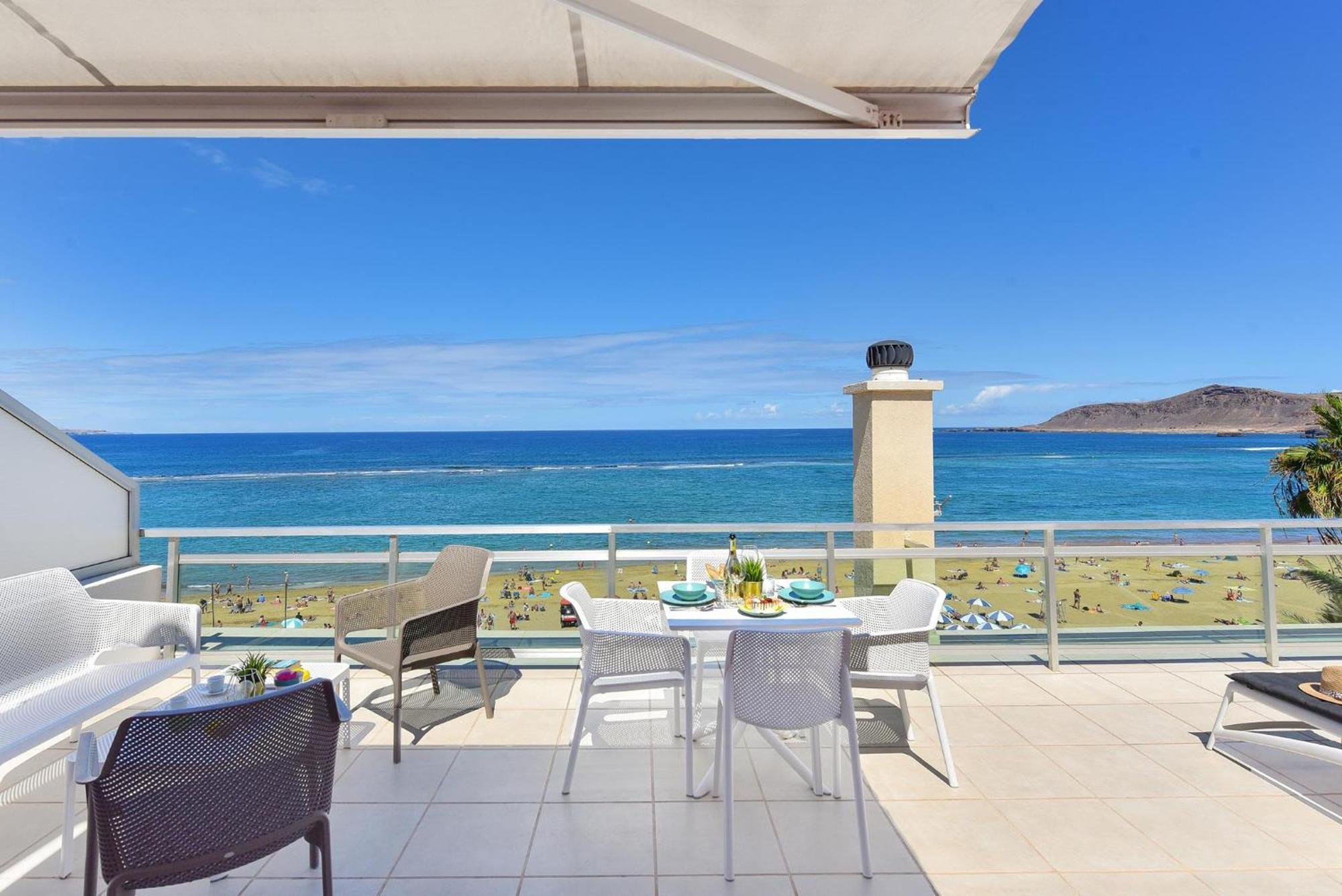 Apartment Over The Sea Las Canteras Mc لاس بالماس دي غران كاناريا المظهر الخارجي الصورة