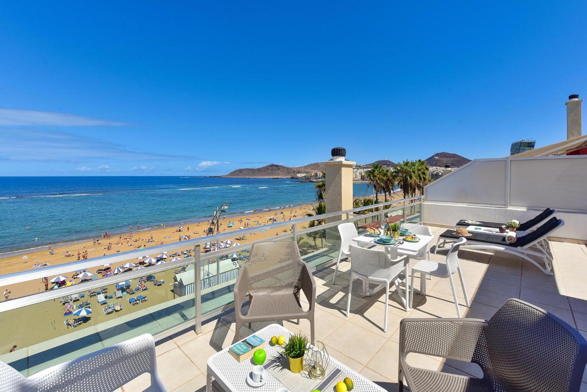 Apartment Over The Sea Las Canteras Mc لاس بالماس دي غران كاناريا المظهر الخارجي الصورة